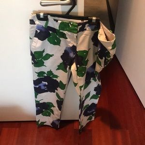 Printed ankle pants